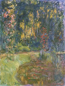 ジヴェルニーの庭園、1923年 作： Claude Monet